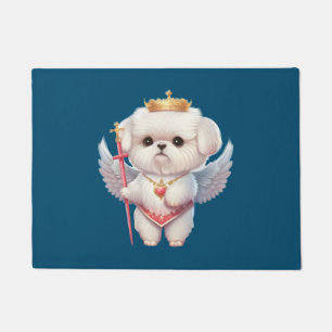 Angel Maltese Puppy, Maltes dog lovers and owners Doormat