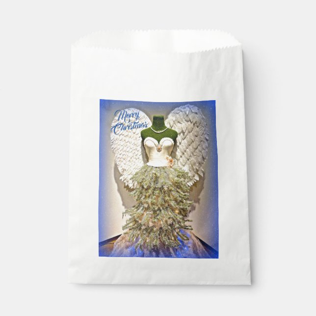 Angel Mannequin Dress Form Christmas Tree Favour Bags (Front)