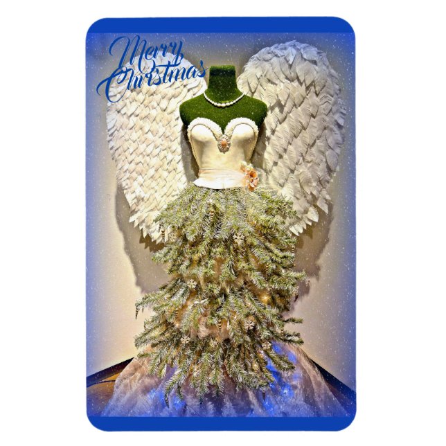 Angel Mannequin Dress Form Christmas Tree Magnet (Vertical)