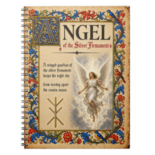Angel, Mediaeval Bestiary Art Notebook