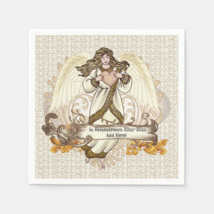 Angel  Memorial napkins
