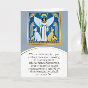 angel message egypt happy birthday card