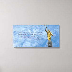 Angel Moroni on Salt Lake Temple Canvas Print