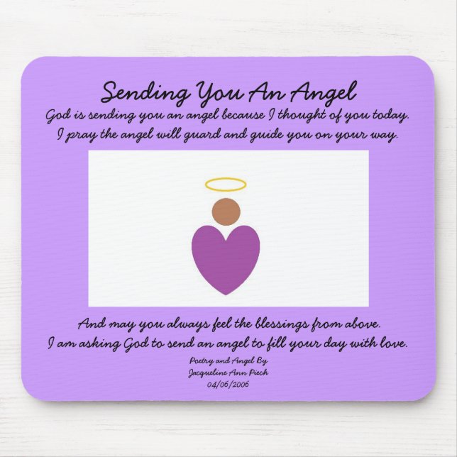 Angel Mouse Pad (Front)