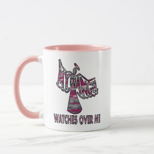 Angel mug pink camouflage
