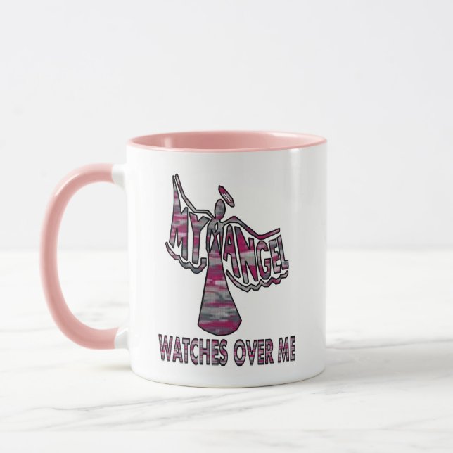 Angel mug pink camouflage (Left)