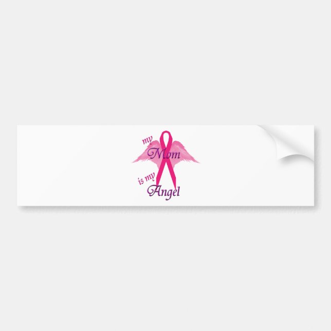 Angel Mum Bumper Sticker (Front)