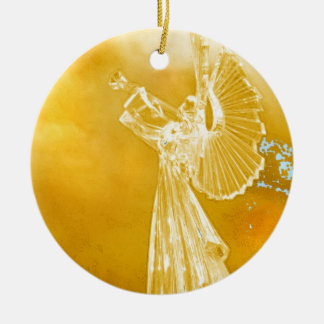 Angel Music Ceramic Tree Decoration