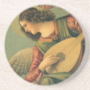 Angel Musician, Melozzo da Forli, Renaissance Art Coaster