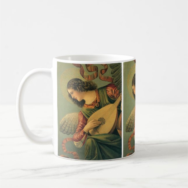 Angel Musician, Melozzo da Forli, Renaissance Art Coffee Mug (Left)