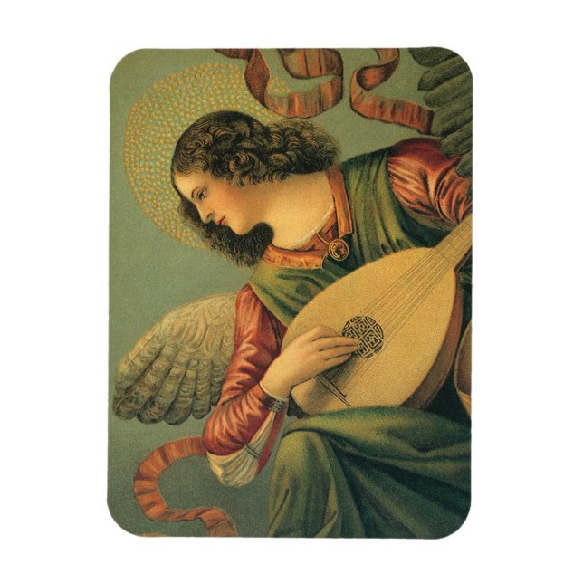 Angel Musician, Melozzo da Forli, Renaissance Art Magnet (Vertical)