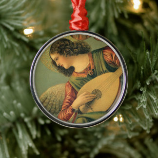 Angel Musician, Melozzo da Forli, Renaissance Art Metal Tree Decoration