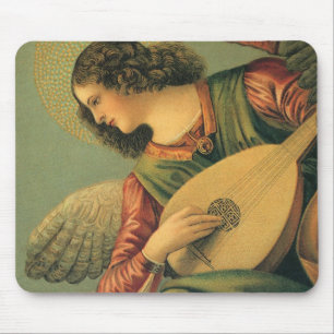 Angel Musician, Melozzo da Forli, Renaissance Art Mouse Mat
