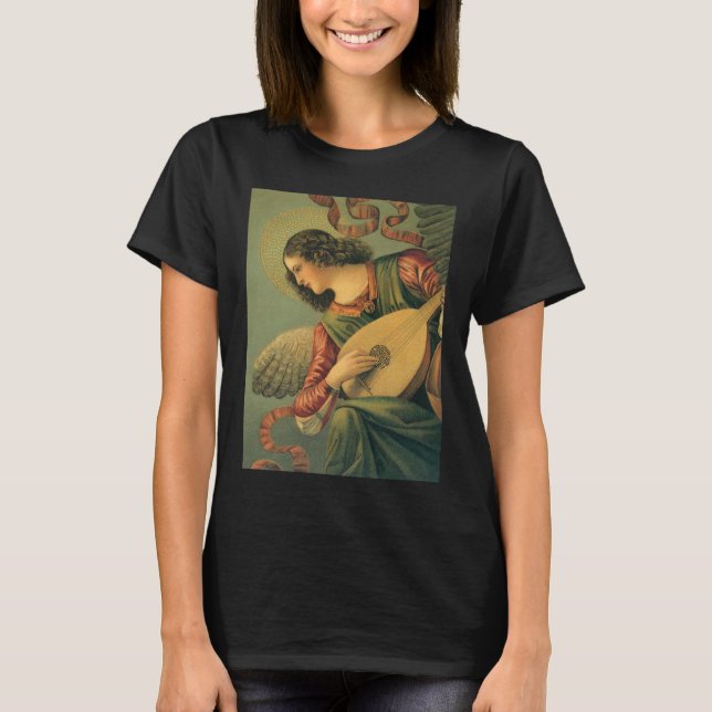 Angel Musician, Melozzo da Forli, Renaissance Art T-Shirt (Front)