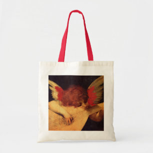 Angel Musician, Rosso Fiorentino Christian Tote Bag