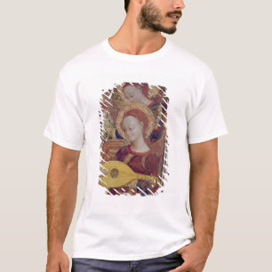 Angel musicians from painting of Virgin and Child T-Shirt