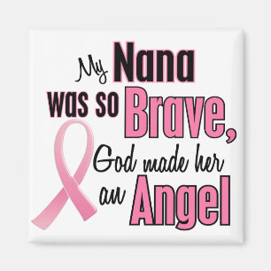Angel NANA Breast Cancer T-Shirts & Apparel Magnet