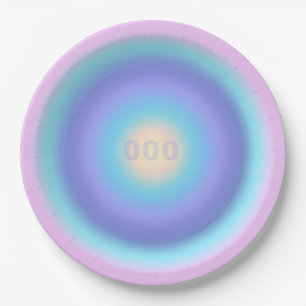 Angel Number 000 - Infinite Growth & Fresh Start Paper Plate