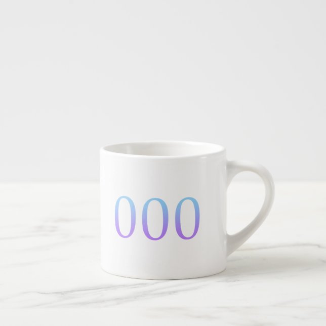 Angel Number 000 - Oneness   Espresso Cup (Right)
