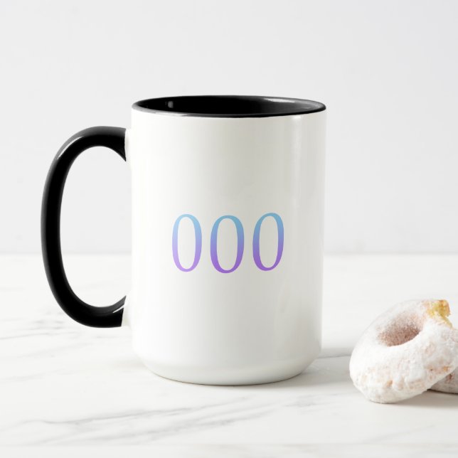 Angel Number 000 - Oneness    Mug (With Donut)