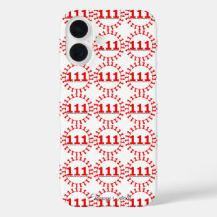 Angel Number 111 Red – Manifest & Attract iPhone 16 Case