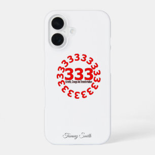 Angel Number 333 – Growth, Change & Transformation iPhone 16 Case