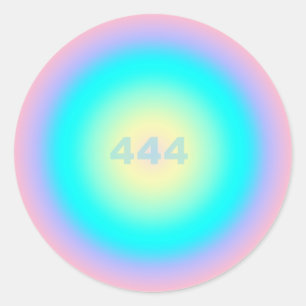 Angel Number 444 - Protection Classic Round Sticker