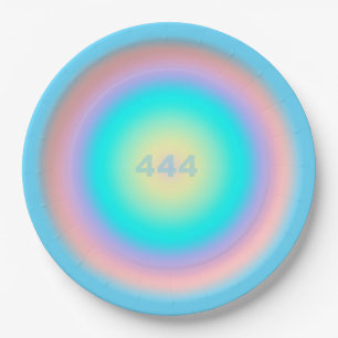 Angel Number 444 - Protection  Paper Plate