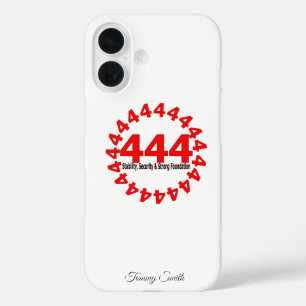Angel Number 444 - Stability, Security & Strength iPhone 16 Case