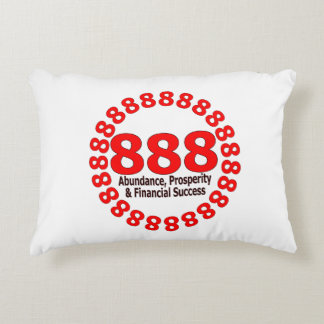Angel Number 888 – Abundance & Harmony Decorative Cushion