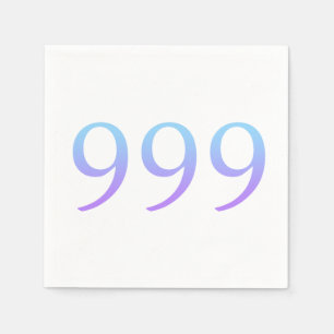 Angel Number 999   Napkin