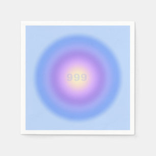 Angel Number 999 Release - Angel Numbers Gradient Napkin