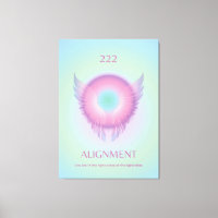 Angel Number Aura Poster 222 Alignment