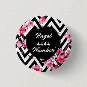Angel Numberr "4444" 3 Cm Round Badge
