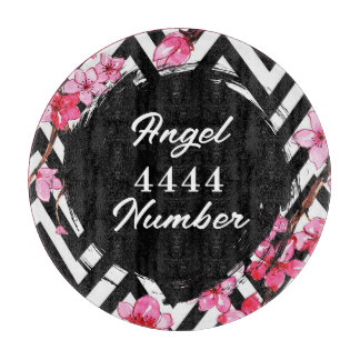 Angel Numberr "4444" Cutting Board
