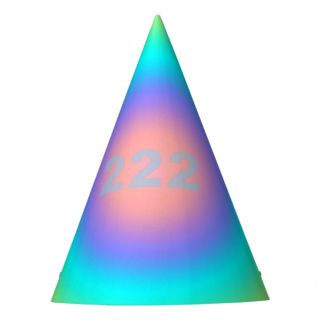 Angel Numbers 222 - Balance and Harmony   Party Hat (Front)