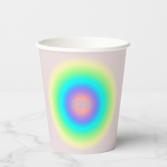 Angel Numbers 222 - Balance & Harmony   Paper Cups (Front)