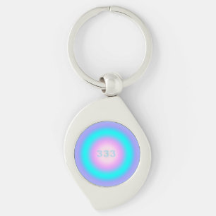 Angel Numbers 333 - Creativity & Action  Key Ring