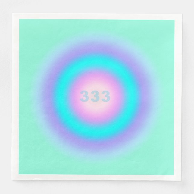 Angel Numbers 333 - Creativity & Action   Napkin (Front)