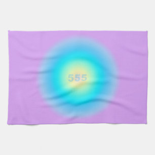 Angel Numbers 555 - New Beginnings  Tea Towel