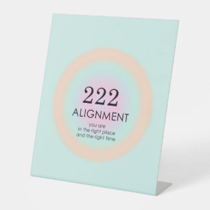 Angel Numbers Numerology 222 Alignment Motivation  Pedestal Sign