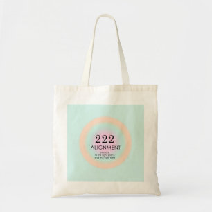 Angel Numbers Numerology 222 Alignment Motivation  Tote Bag
