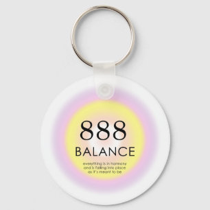 Angel Numbers Numerology Meaning 888 Balance  Key Ring