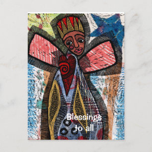 Angel of Africa Postcard