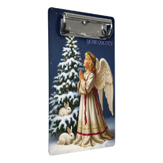 Angel of Christmas Night – Classical Holiday  Mini Clipboard