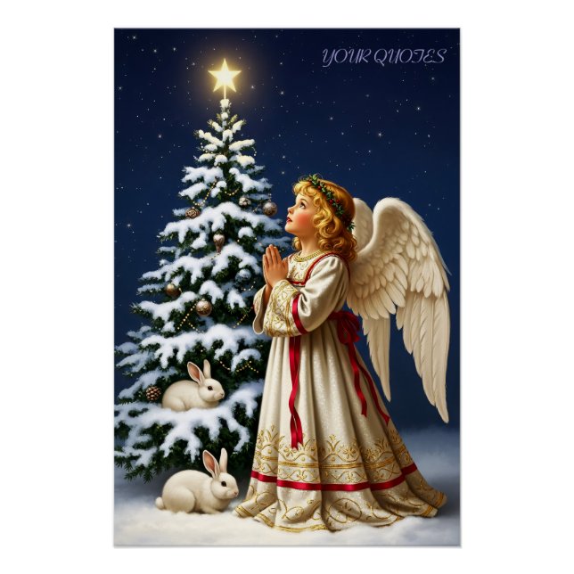 Angel of Christmas Night – Classical Holiday  Poster (Front)