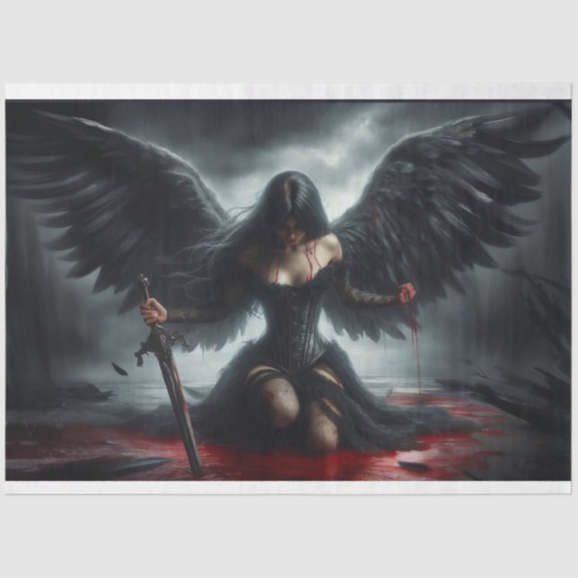 Angel Of Darkness Tissue Paper (Front)