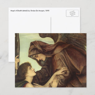 Angel of Death by Evelyn De Morgan Postcard
