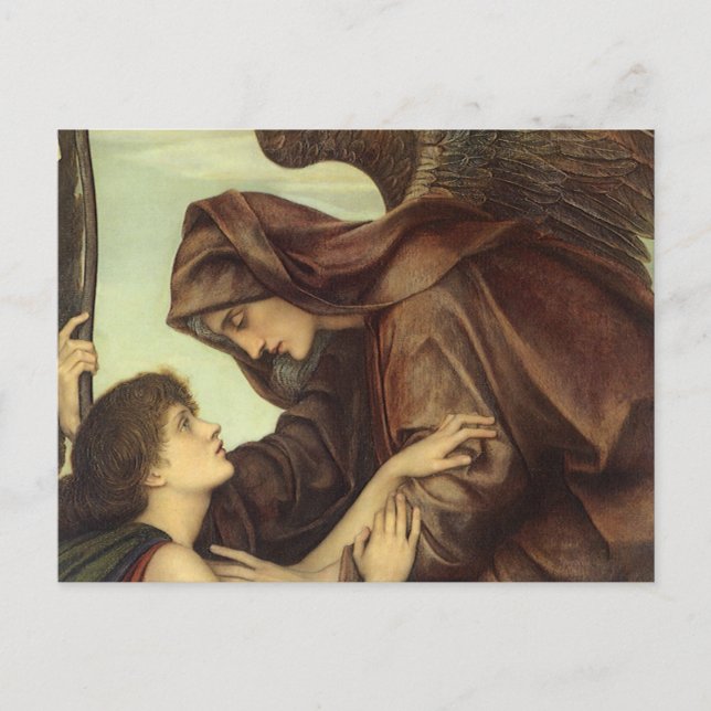 Angel of Death by Evelyn De Morgan Postcard (Front)