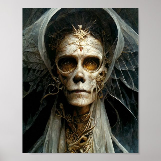 Angel of Death Dark Gothic Fantasy Art Poster (Front)